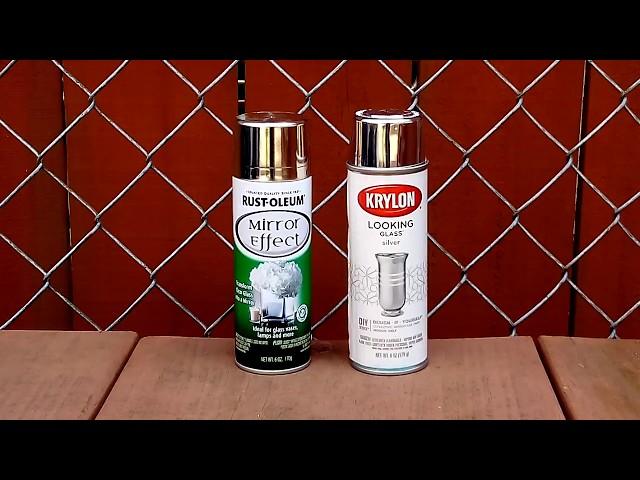 Krylon vs Rustoleum Mirror Spray Paint Comparison