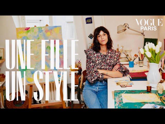 Inside painter Nina Koltchitskaia's romantic Paris apartment | Une fille, un style | Vogue Paris