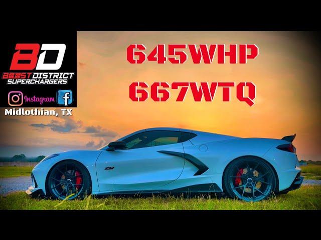 Supercharged C8 Corvette - Dyno Pulls & Power Numbers