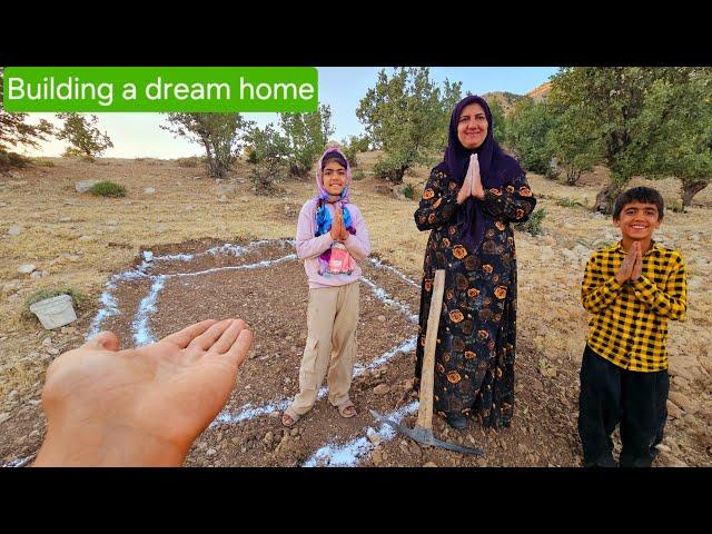 Homeless Family Overjoyed to Begin Building Dream Home After Struggles