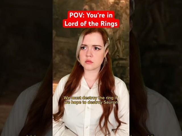 The ring isn’t the only thing that’s tempting *smirks in a cool way* #skit #comedy #lotr #tolkien