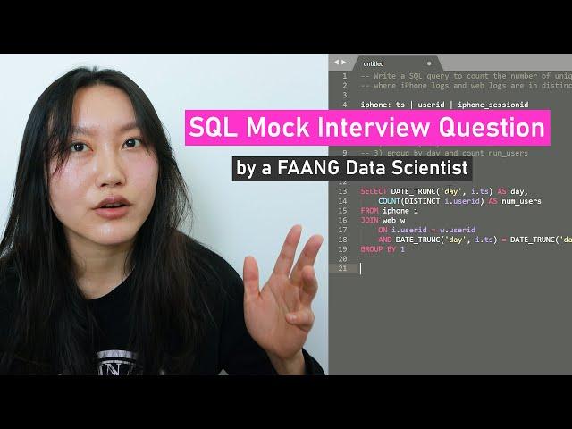 Real Data Science SQL Interview Questions and Answers # 1 | Data Science Interview Questions