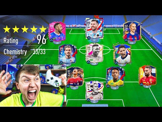 I GOT A 129 FUT DRAFT!! *WORLD RECORD* (EA FC 24)