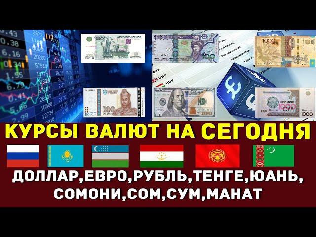 Курсы валют в России Казахстан Узбекистан Таджикистан Кыргызстан на сегодня.#курс доллара на сегодня