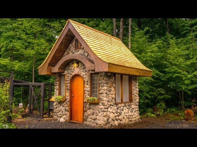 Hand-Built Stone Chicken Coop: Ultimate DIY Project for My Permaculture Homestead | Start to Finish