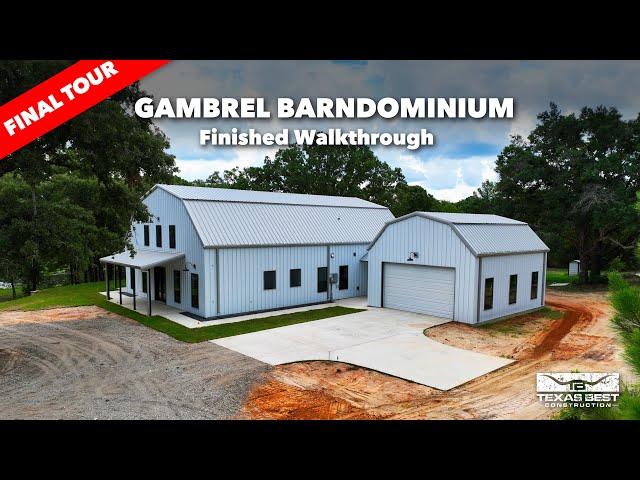 Gambrel Barndominium Home TOUR | Texas Best Construction