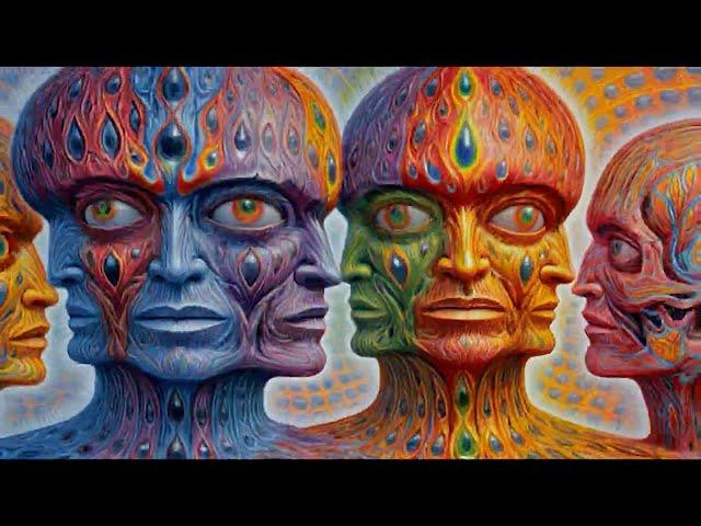 Psychedelic Visuals 4k - Alex Grey's Cosmic Odyssey: A Visual Exploration of Interconnectedness