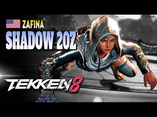 SHADOW 20Z (Zafina)  Pro Player - Top Player - Rank - Tekken 8 - God of Destruction - Ranked Match