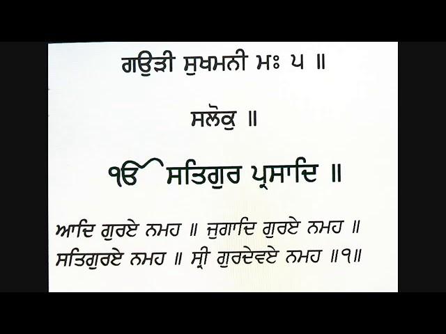 Sukhmani Sahib - fast - Gyani Thakur Singh Ji