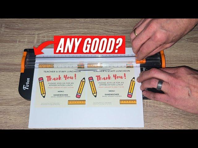 How Does It Cut? - Firbon Paper Cutter Full Review & Test