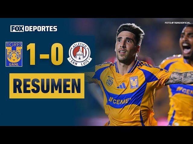  ¡TIGRES LIDERA LA TABLA! | Tigres UANL 1-0 Atlético de San Luis | HIGHLIGHTS