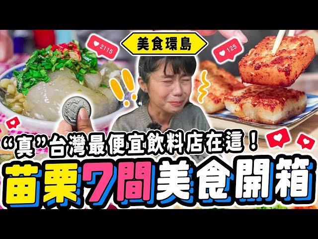 《美食環島x苗栗》全台最便宜珍奶10元！在地人早餐只吃『它』！鴨血用炸的你敢吃？７間苗栗最在地美食超越鼎泰豐的小籠包？｜苗栗市