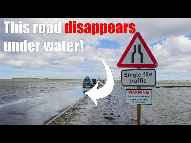 Motoring Oddities EP9 Is this the largest tidal road in England? Lindisfarne Causeway Northumberland