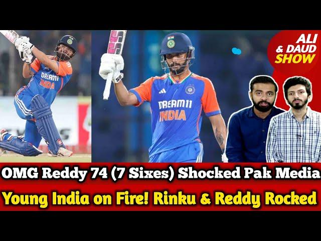 OMG Young India on Fire! Reddy 74(34) & Rinku Rocked! Pak Media Praise | IND v BAN 2nd T20