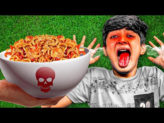 World's Spiciest Noodles Muhib Ne Try Kiye !