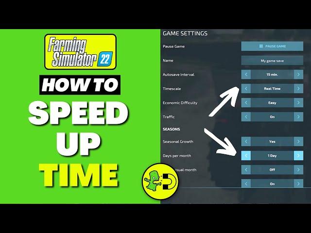 Farming Simulator 22 How to Speed Up Time