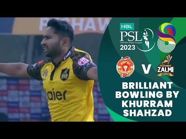 Brilliant Bowling By Khurram Shahzad | Islamabad vs Peshawar | Match 29 | HBL PSL 8 | MI2T