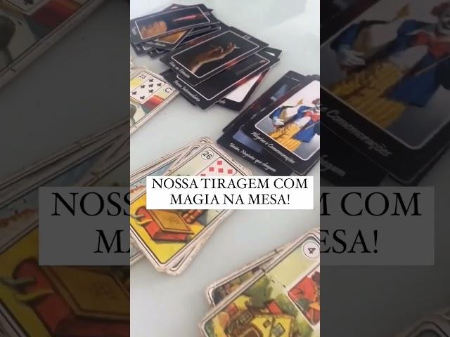 Tiragem com magia #leituradecartas #tiragemtarot #tarotbrasil #pombogira #magiatarot #cartasciganas