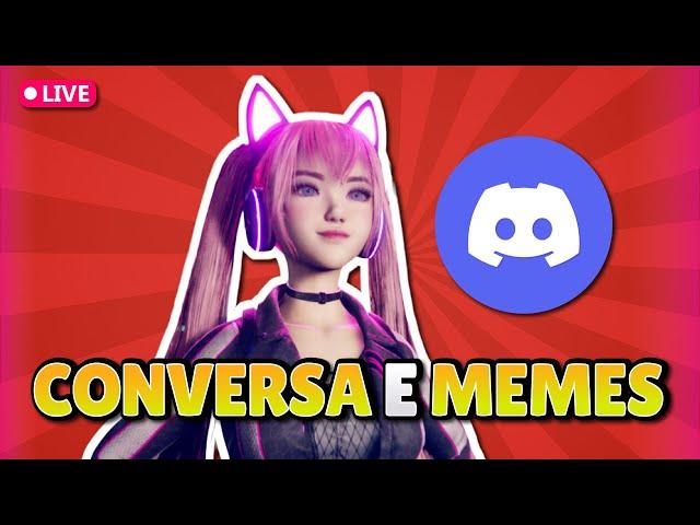 REAGINDO A MEMES DO DISCORD + BATE-PAPO COM O CHAT | Live interativa VTuber