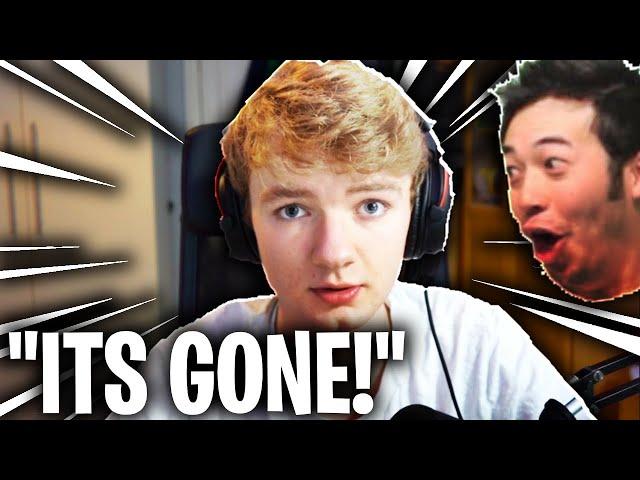 TommyInnit reacts to pog champ being removed...