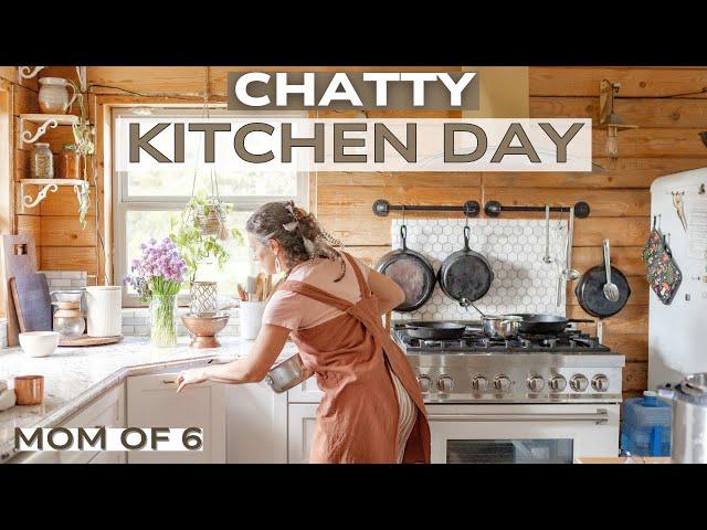 HOMESTEAD KITCHEN DAY | summer days in the farmhouse kitchen