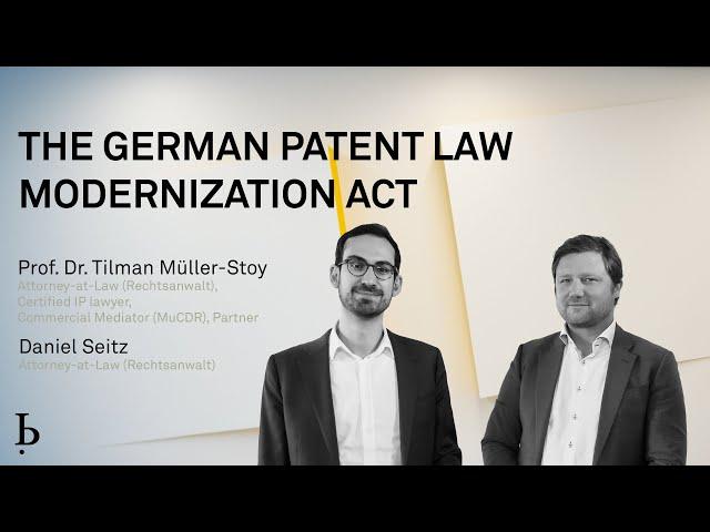 IP Insights: The German Patent Law Modernization Act (2021)