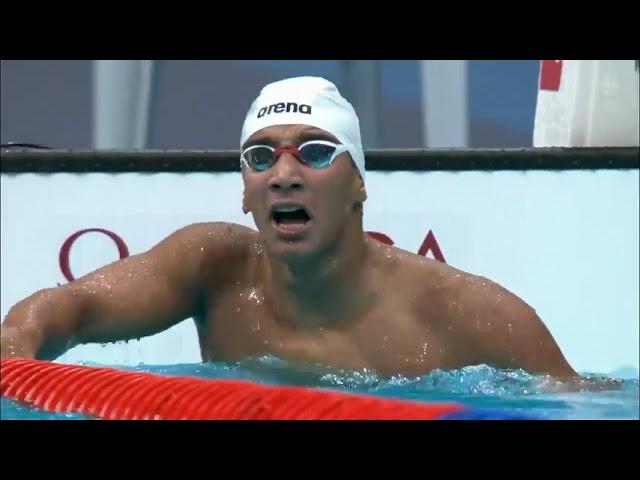 Ahmed Hafnaoui remporte la PREMIERE médaille d'or TUNISIENNE et arabe des JO Tokyo2020