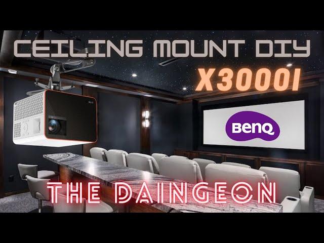 DIY Ceiling Mount your Projector BenQ X3000i and TK700