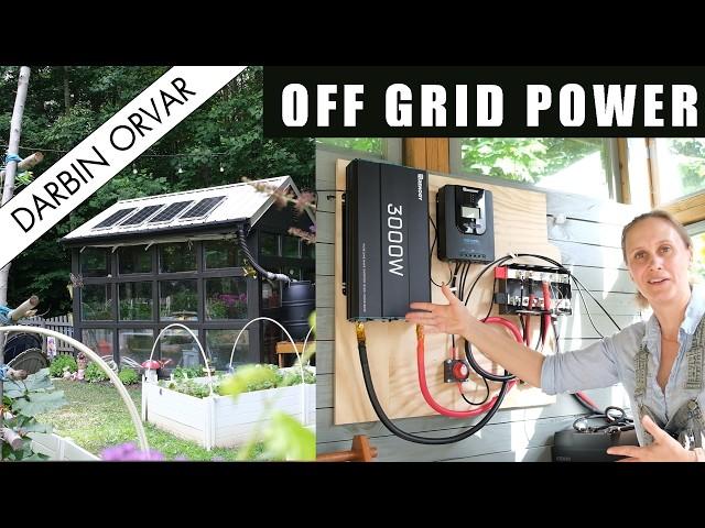 How To Set Up an Off Grid Power System (with Solar, Batteries, Inverter) ft Renogy