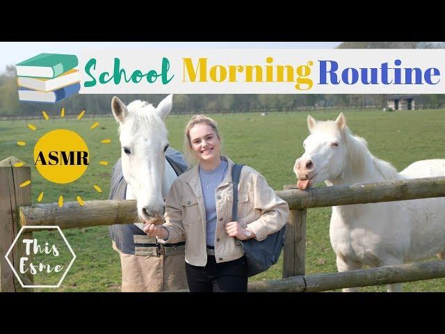 ASMR School Morning Routine of an Equestrian | This Esme