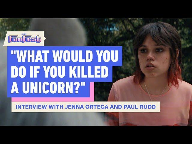 Jenna Ortega and Paul Rudd Dish on How Unicorns Behave on Set | IGN Fan Fest 2025