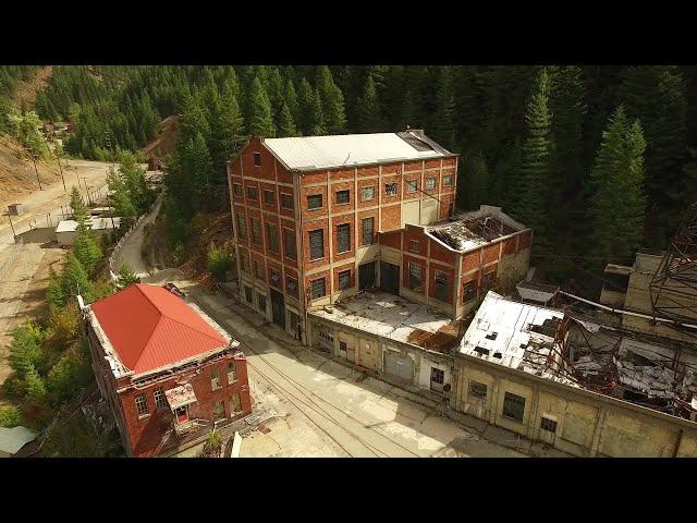 Star Mine Ruins (Hecla) at Burke, an Idaho Ghost Town - near Wallace, Idaho