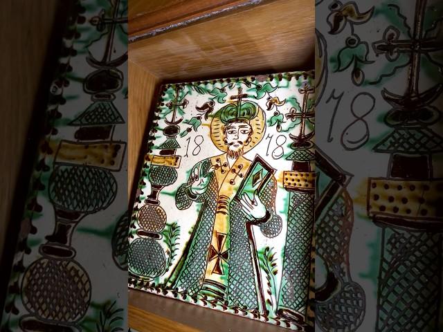 Ukrainian ancient stove tiles.