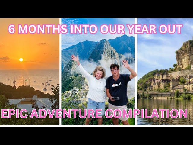 Julie & Andy's Year Out - 6 months compilation of our adventures to date  #carpediem #travelvlog