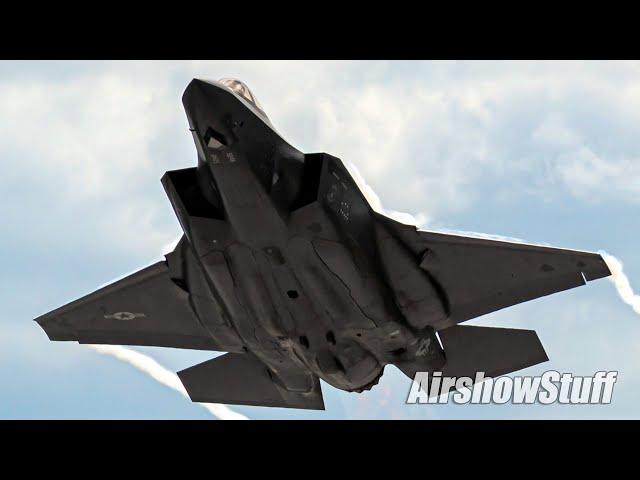 In The Box! CLOSE F-35 Demo with Pyro! - Battle Creek Airshow 2022