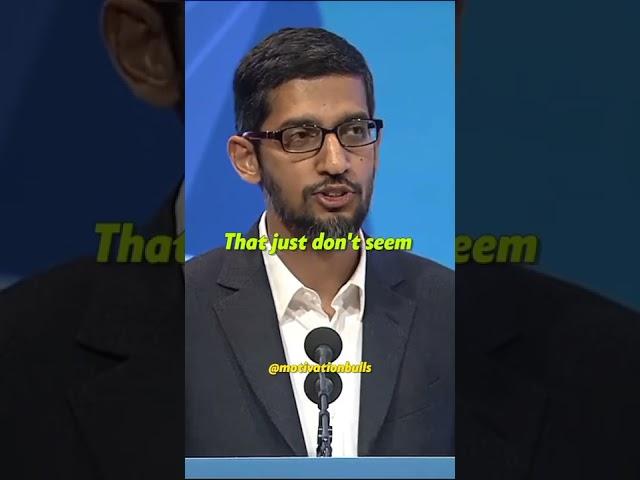 Sundar Pichai on being an Entrepreneur 