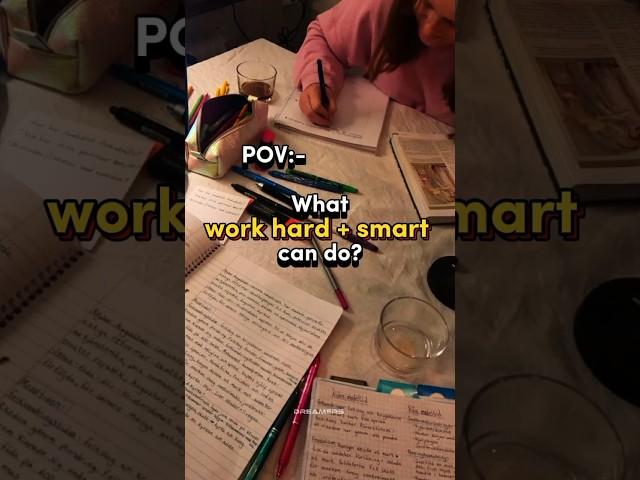 Work hard + smart  #study #motivation #studymotivation #trending