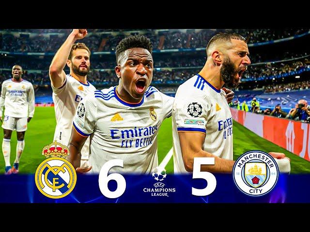 Highlights "Real Madrid 6-5 Manchester City" (GREATEST COMEBACK) || UCL 2022 Full HD 1080i