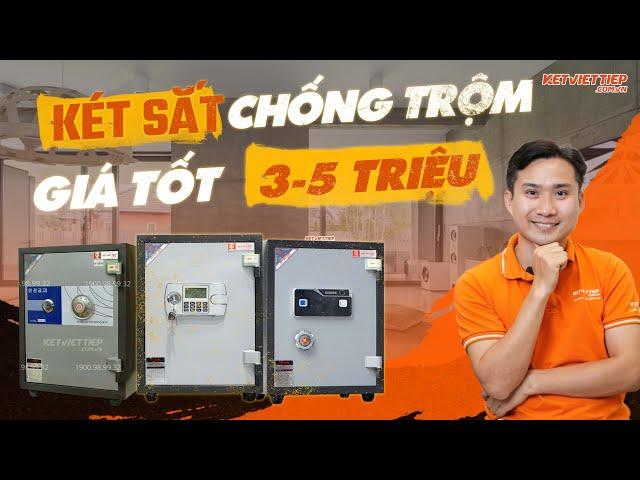 Top 3 Két Sắt Giá Tốt 3-5 Triệu Đáng Mua Nhất Cho Gia Đình - Chống Trộm Hiệu Quả, Bảo Mật Cao
