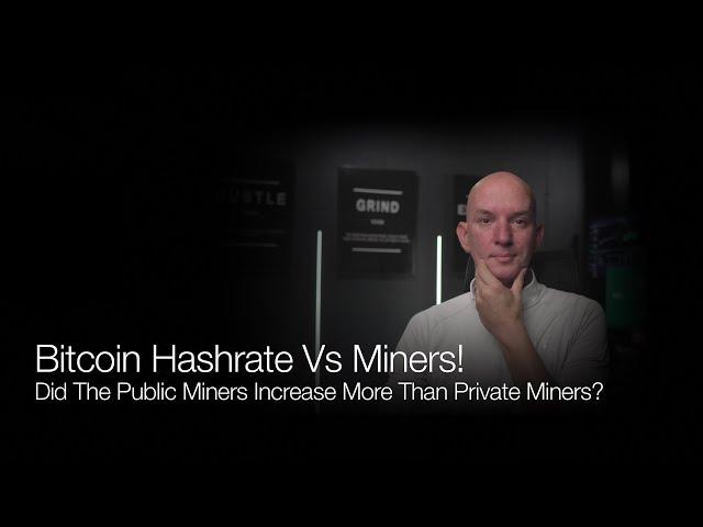 Bitcoin Network Hashrate Vs Public Traded Miners! Q&A!