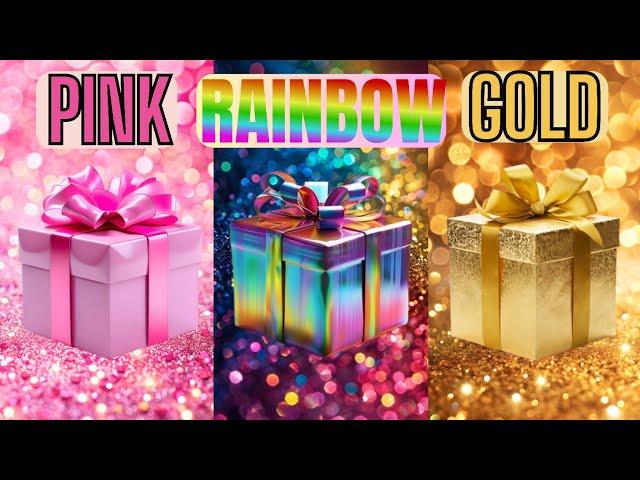 Choose your gift || 3 gift box challenge|| 2 good and bad #giftboxchallenge #giftbox