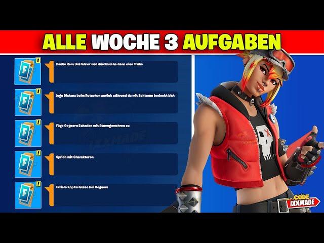 Alle Woche 3 Aufgaben Fortnite Wöchentliche Aufgaben Woche 3