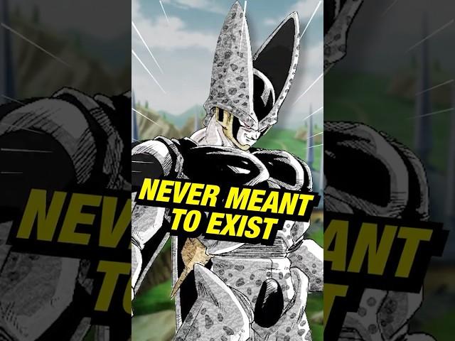 Cell Was NEVER Supposed to Exist in Dragon Ball Z! #dragonballz #dragonball #goku