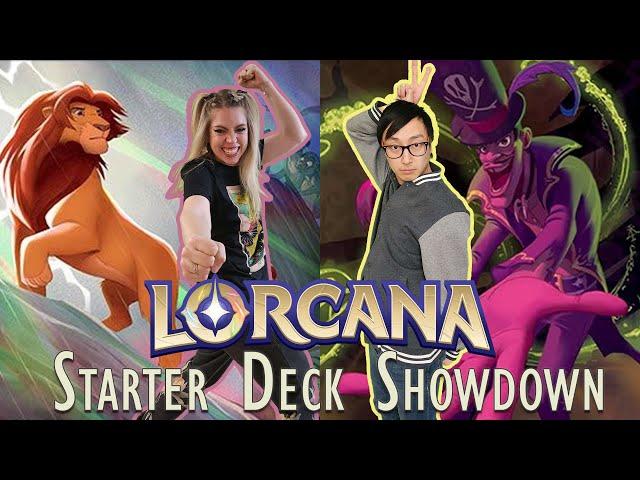 Ramp vs. Card Draw - Starter Deck Showdown - Disney Lorcana Gameplay Ep 1