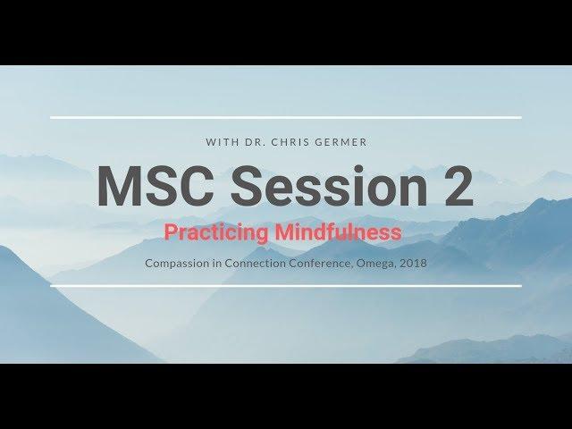 MSC Session 2 - Practicing Mindfulness with Chris Germer (2 of 8)