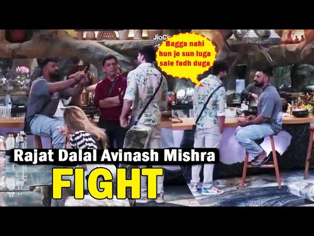 Bigg Boss 18 Live Feed Today Episode Rajat Dalal Fight With Avinash Mishra BB18