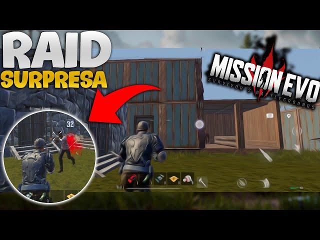 FIZ MEU PRIMEIRO RAID ONLINE NO RUST MOBILE- MISSION EVO