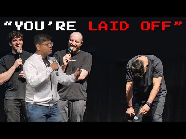 Comedian Gets Laid Off by Audience Member