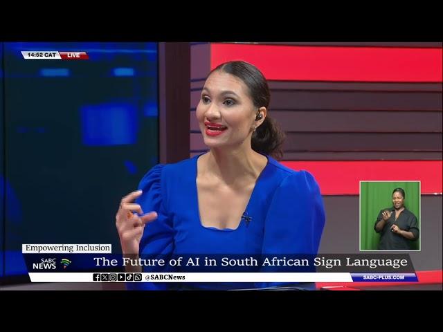 Bridging The Gap | Wonder Ndlovu discusses AI in South African sign language