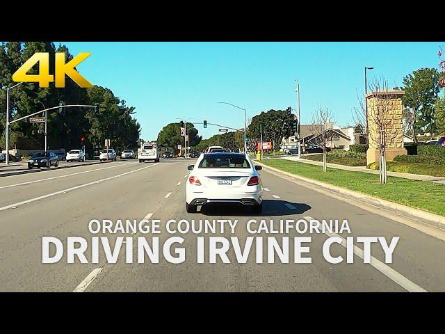 [4K] Driving Irvine City in Orange County, California, 4K UHD